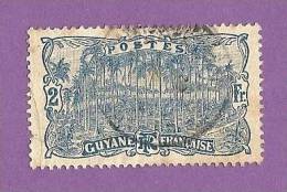 COLONIES FRANCAISES GUYANE TIMBRE N° 64 OBLITERE PLACE DES PALMIERS A CAYENNE - Other & Unclassified