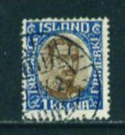 ICELAND - 1920 Christian X 1kr Used As Scan - Used Stamps