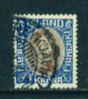 ICELAND - 1920 Christian X 1kr Used As Scan - Usati