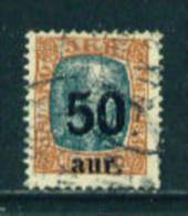 ICELAND - 1921 Surcharges 50a On 5kr Used As Scan - Gebruikt