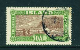 ICELAND - 1925 Views 50a Used As Scan - Used Stamps