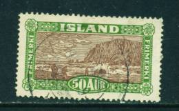 ICELAND - 1925 Views 50a Used As Scan - Usati