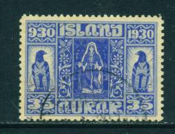 ICELAND - 1930 Parliament Millenary 35a Used As Scan - Oblitérés