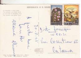 8-San Marino-Saint-Marin-Affrancatura-Affranchissement-Postage 1968-L.10+15 - Cartas & Documentos