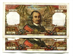 P France 100 Francs "" CORNEILLE "" 1964  + 1965 - 100 F 1964-1979 ''Corneille''