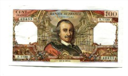 P France 100 Francs "" CORNEILLE "" 1 - 9 - 1977 - 100 F 1964-1979 ''Corneille''