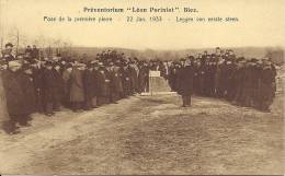 BIEZ - Grez-Doiceau - Préventorium Léon Poriniot - Pose De La Première Pierre 22 Jan. 1933 - Graven