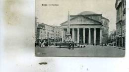 Roma   Le  Pantheon Et La Place Animée - Pantheon