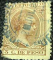 Puerto Rico 1898 Curly Head 3c - Used - Porto Rico