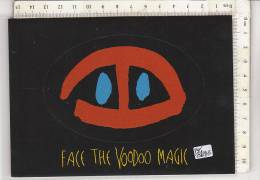 PO8219B# FACE THE VOODOO MAGIC - ADESIVO - PROMOCARD AXE PROFUMI  No VG - Other & Unclassified