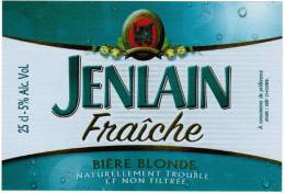 ETIQUETTE JENLAIN FRAICHE BIERE BLONDE DUYCK - Beer