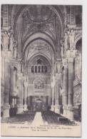 (RECTO / VERSO) - LYON - INTERIEUR DE LA BASILIQUE DE N.D. DE FOURVIERE - VUE DE L' ENTREE - Lyon 1