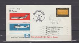 Premier Vol - First Flight - Erstflug  /Amsteream - Parijs / KLM - DC 9 - Airmail