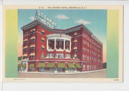 The Ottaray Hotel Greenville  South Carolina Old PC . USA - Greenville