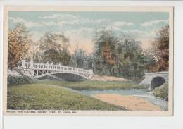 Missouri St Louis Bridge And Culvert Forest Park 1918 PC USA - St Louis – Missouri