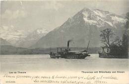 Fev13 1196 : Lac De Thoune  -  Thunersee  -  Blümlisalp  -  Niesen - Thun