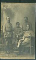 Cpa Photo De 4 Militaire , N°136 SUR LES COLS   ( Voyagé En 1919)    - Bce68 - Kazerne