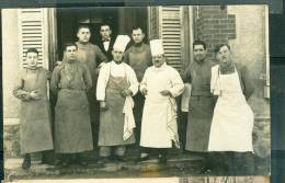 Cpa Photo , Cuisiniers Militaires Envoi De Sissonne  En Mars 1928  - Bce82 - Barracks