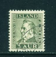 ICELAND - 1935 Jochumsson 3a Used As Scan - Gebraucht