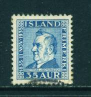 ICELAND - 1935 Jochumsson 35a Used As Scan - Usados