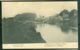 La Guerre De 1914 -   Le  Pont De St-Leu D'Esserent ( Oise )  - Bce 117 - War 1914-18