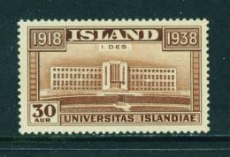 ICELAND - 1938 20th Independence Anniversary 30a Mounted Mint - Nuovi