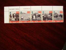 GB 1994 50TH.Anniv. Of D-DAY Issued 6th.June MNH FULL Set FIVE SE-TENANT STRIP. - Neufs