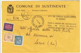 1988 Comune Di Sustinente - Segnatasse L.50 + L.100 + L.500 - Atti Del Sindaco Quale Ufficiale Di Governo - Postage Due