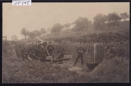 Kanon (pièce D´artillerie Dans Son Retranchement ) - An Die Grenze, Ca Schaffhausen (?) - 1914 (11´245) - Autres & Non Classés