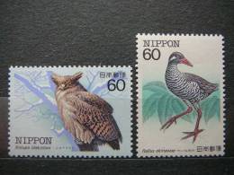 Japan 1983 1560/1 (Mi.Nr.) **  MNH Birds - Ongebruikt