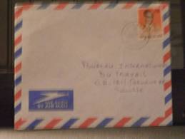 Lettre Oblitérée De Kinshasa Le 25/10/1975 - Par Avion - Used Stamps