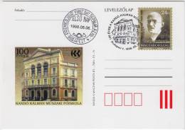 1998 - Hungary - Kandó Kálmán / Electric Railway Engineer - STATIONERY - POSTCARD - First Day / MNH - Elektriciteit