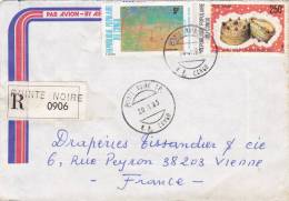 MARCOPHILIE, CONGO,1983, RECOMMANDE POINTE NOIRE, Affranchissement Composé Pour La FRANCE Piège Coiffure/3708 - Other & Unclassified