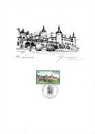 B02 - Carte Feuillet Souvenir Du 17-10-1987 - Les Châteaux - COB 2265 - Luxuskleinbögen [LX]