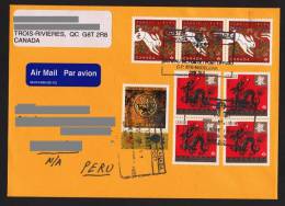 Canada Cover With Year Of The Rabbit, Tiger & Dragon Stamps - Covers & Documents