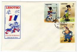 Lesotho / FDC / Cartoons / Disney - Lesotho (1966-...)