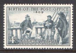 ⭕1959 - Australia Anniversary POST OFFICE - 4d Single Stamp MNH 'toned'⭕ - Neufs