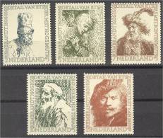 NETHERLANDS, REMBRANDT FULL SET COMMEMORATIVES FROM 1956 VF MNH! - Ungebraucht