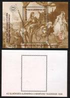 HUNGARY-1998.Commemorativ Sheet -  King Matthias/Red Numbered/Overprint On The Backside  MNH!! - Ungebraucht