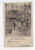 CPA 53 :  ERNEE   Huttes De Sabotiers à La Baudouinais  1904   A    VOIR     !!!! - Ernee