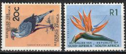 RSA - SOUTH AFRICA - BIRD (gestrich.p.) + PLANTS (norm.p) - **MNH - Unused Stamps