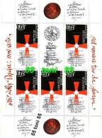 Bulgaria / Bulgarie 2012  700 Anniversary Of Dissolution  Of Order Of The Templars  Sheet Of 5v . + Vignette –MNH - Unused Stamps