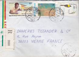 MARCOPHILIE, CONGO,1981, RECOMMANDE POINTE NOIRE, Affranchissement Composé Pour La FRANCE Piège Scolarité Oiseau/3747 - Otros & Sin Clasificación