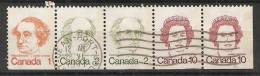 Canada  1972-77  Caricatures (o) "St.-Jean-Port" - Volledige Velletjes