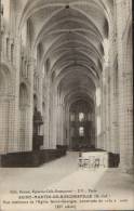 France-Carte Postale Neuve-St.Martin De Boscherville-Vue Interieure De L'Eglise St.Georges - 2/scans - Saint-Martin-de-Boscherville