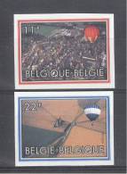 BELGIE - OBP Nr 2094/2095 - ONGETAND/NON-DENTELE (genummerd/numéroté) - Luchtballon - MNH**  - Cote 50,00 € - Autres & Non Classés