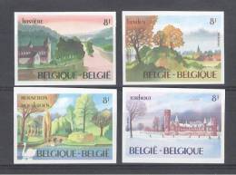 BELGIE - OBP Nr 2096/2099 - ONGETAND/NON-DENTELE (genummerd/numéroté) - Toerisme - MNH**  - Cote 40,00 € - Other & Unclassified