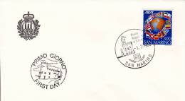 B02  Enveloppe FDC De San Marino - Du 01-09-1982 - Cartas & Documentos