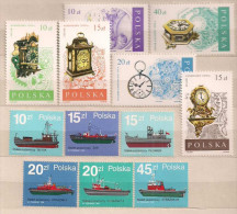 POLAND 1988 MIX FIRE BOATS 2sets MNH - Ongebruikt