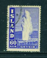 ICELAND - 1938 The Great Geyser 60a Used As Scan - Used Stamps